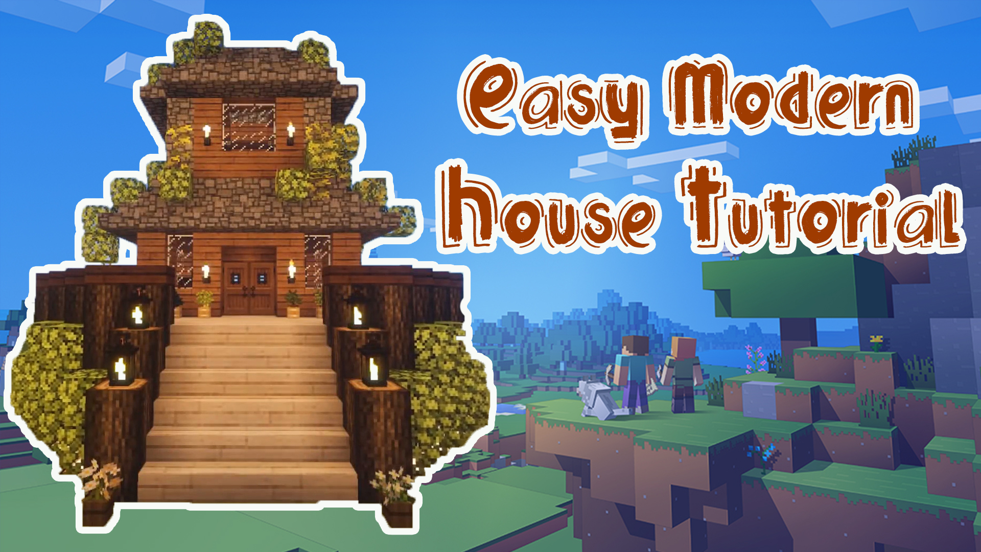 Video Community About Video Learning And Sharing Minecraft L Romantic Easy Modern House Tutorial Pc Xboxone Ps4 Goplay